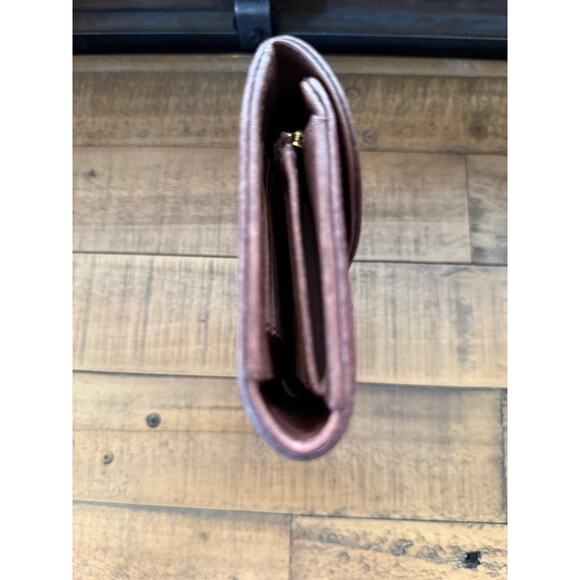 LOUIS VUITTON Mahina Portefeuille Amelia Long Wallet Dark Brown - Picture 8 of 16